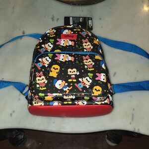 Disney Kids' Black and Blue Character Backpack